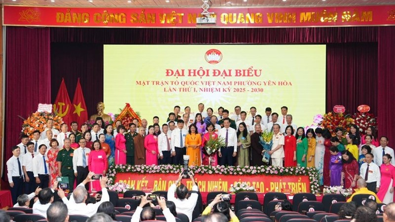 Mặt trận phường Yên Hoà xây dựng 6 chương trình trọng tâm nhiệm kỳ mới