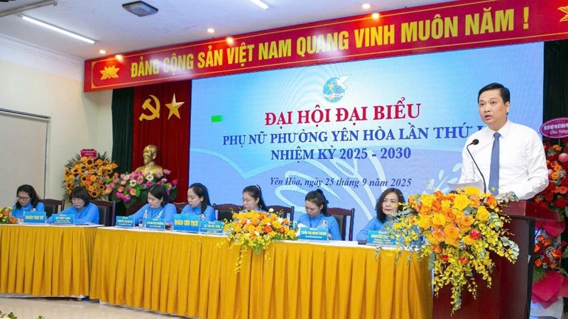 Phụ nữ Yên Hòa giữ gìn hạnh phúc gia đình, xây dựng phường văn minh hiện đại