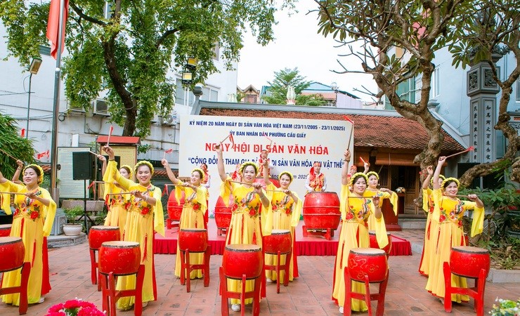 Phường Cầu Giấy tổ chức Ngày hội Di sản văn hóa năm 2025