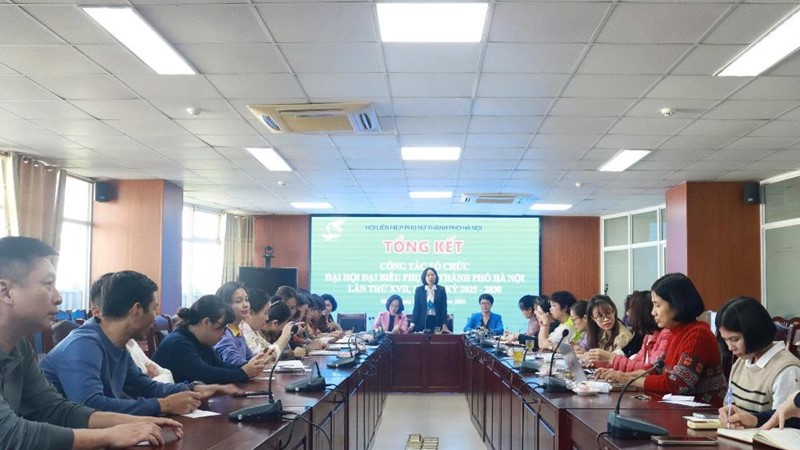 Hội LHPN Hà Nội tổng kết công tác tổ chức Đại hội Phụ nữ và ủng hộ đồng bào miền Trung, Tây Nguyên