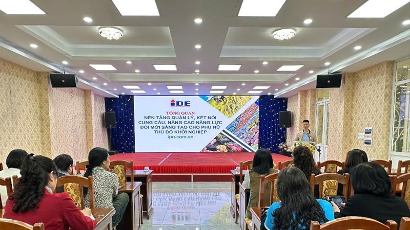 Xây dựng nền tảng kết nối giúp phụ nữ khởi nghiệp