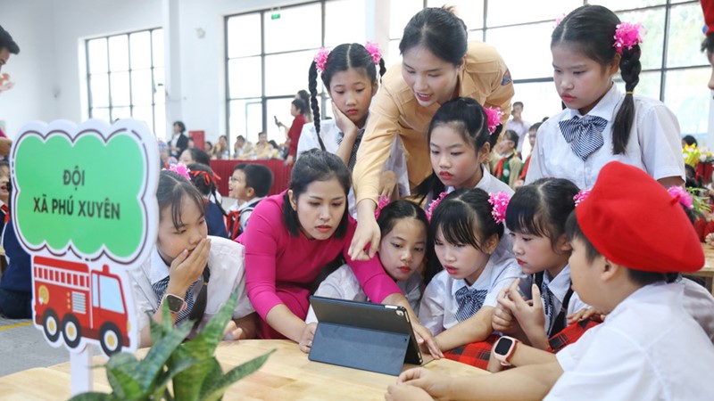 Phường Kim Liên đạt giải Nhất giáo dục kỹ năng tham gia giao thông cho học sinh tiểu học