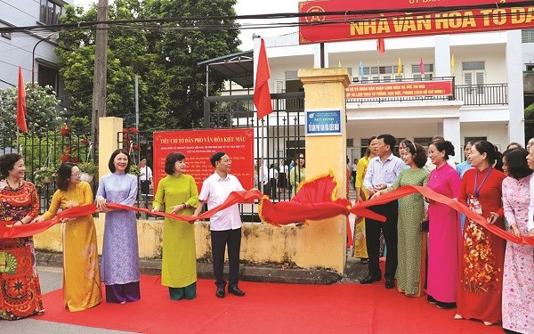 Mô hình “Tổ dân phố văn hóa kiểu mẫu”: Nhân lên nét đẹp văn hóa ứng xử trong cộng đồng