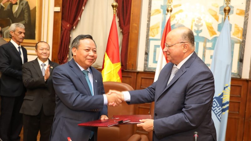 Thủ đô Hà Nội và Cairo thúc đẩy hợp tác hữu nghị và toàn diện
