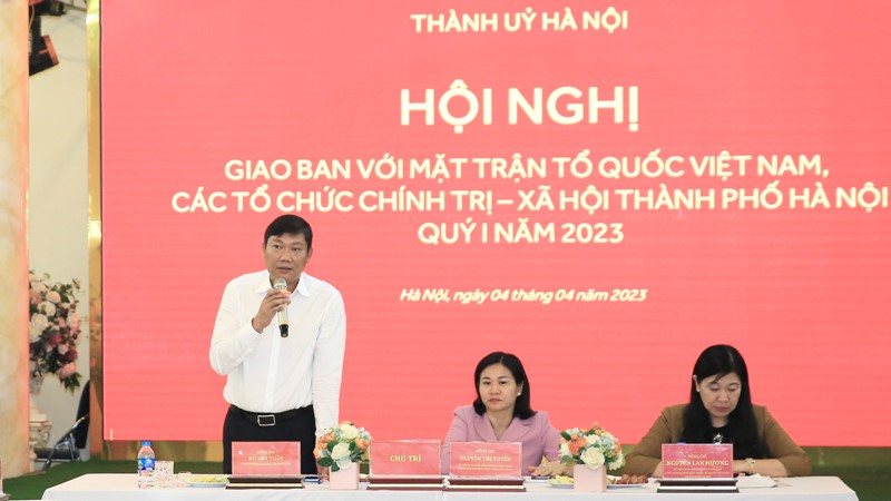 MTTQ và các tổ chức chính trị - xã hội cần bám sát những nhiệm vụ trọng tâm của thành phố trong quý II