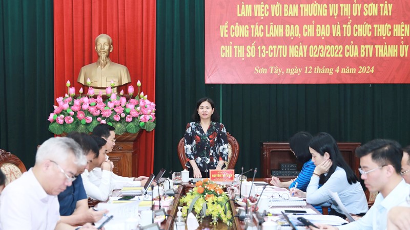 Sơn Tây cần tập trung kiểm tra giám sát 4 xã vùng bãi ven sông Hồng, đặc biệt là những xã có mỏ cát