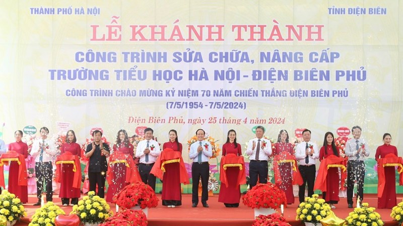 Hà Nội hỗ trợ 65 tỷ đồng sửa chữa, nâng cấp trường Tiểu học Hà Nội - Điện Biên Phủ
