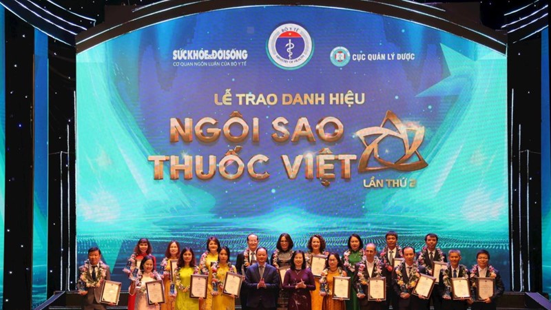​  Bộ Y tế trao danh hiệu “Ngôi sao thuốc Việt” lần thứ 2