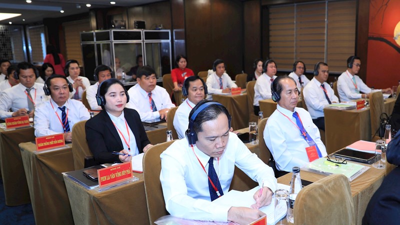 Hà Nội bồi dưỡng công tác đảng, đoàn thể cho 31 cán bộ Thủ đô Viêng Chăn - Lào
