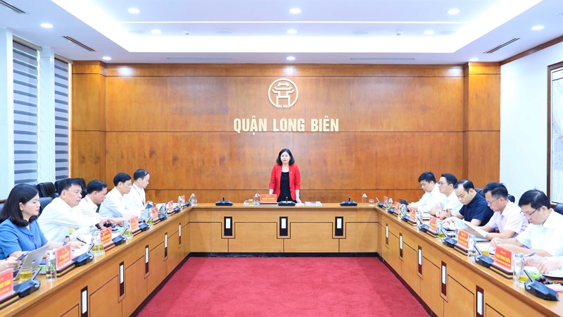 Quận Long Biên tích cực phối hợp để triển khai có hiệu quả Luật Thủ đô  ​