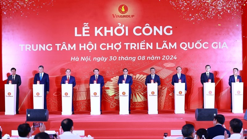 Thủ tướng Phạm Minh Chính dự lễ khởi công Trung tâm Hội chợ triển lãm quốc gia