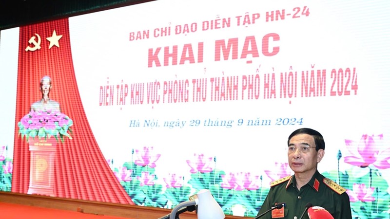 Hà Nội tổ chức diễn tập khu vực phòng thủ Thành phố