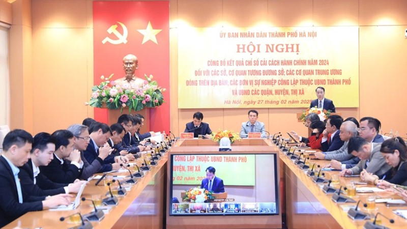 Hà Nội: Nhiều điểm nổi bật trong cải cách hành chính năm 2024