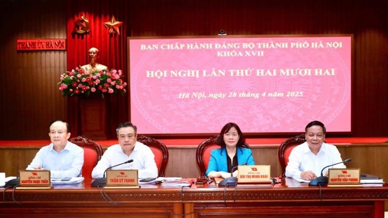 Thành ủy Hà Nội kiện toàn nhân sự 3 tiểu ban chuẩn bị phục vụ Đại hội lần thứ XVIII Đảng bộ thành phố