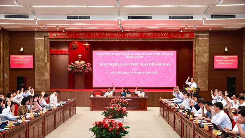 Hà Nội triển khai Kế hoạch tổ chức đại hội Đảng bộ các cấp và hướng dẫn sắp xếp cán bộ phường, xã mới