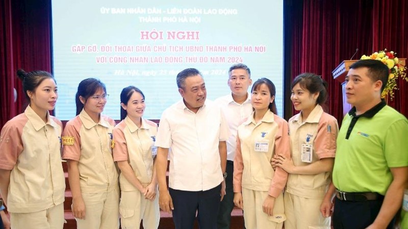 Chủ tịch UBND TP Hà Nội Trần Sỹ Thanh sẽ đối thoại với công nhân