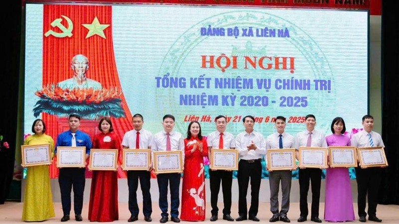 Đảng bộ xã Liên Hà phát huy tốt vai trò lãnh đạo, chỉ đạo, hoàn thành vượt mức nhiều chỉ tiêu Nghị quyết Đại hội  ​
