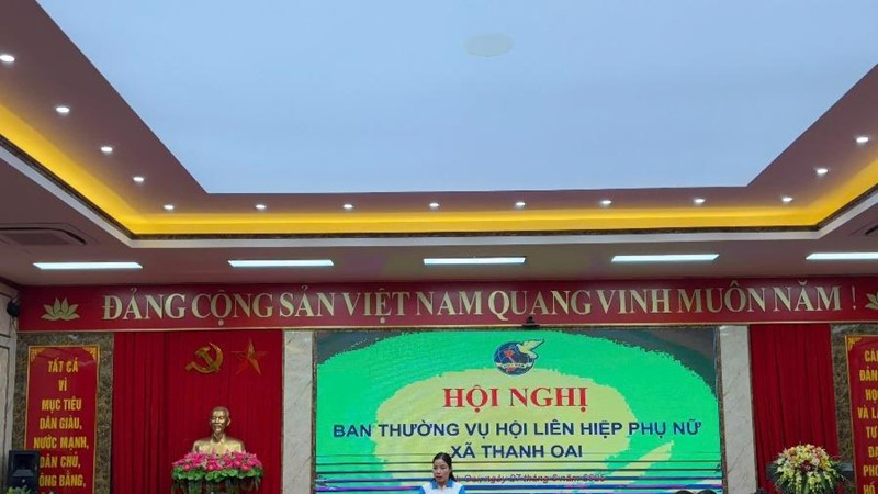 Hội LHPN xã Thanh Oai vận hành thử nghiệm mô hình chính quyền địa phương 2 cấp
