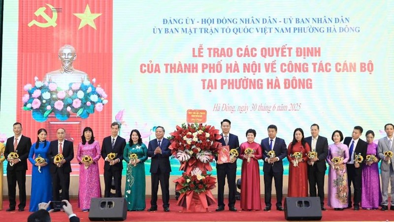 Đồng chí Nguyễn Thanh Xuân giữ chức Bí thư Đảng ủy phường Hà Đông