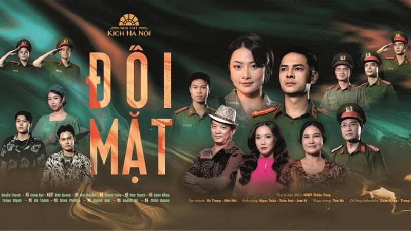 Vở kịch nói “Đối mặt” - một tác phẩm sân khấu mang nhiều giá trị nghệ thuật và ý nghĩa chính trị sâu sắc