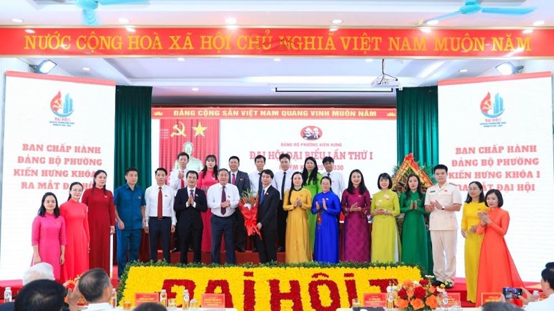 Đảng bộ phường Kiến Hưng vững bước vào kỷ nguyên mới