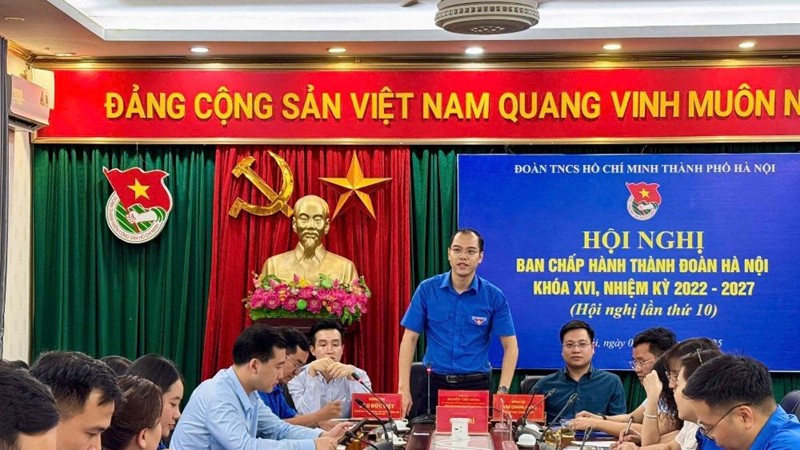 100% phiếu tín nhiệm đồng chí Nguyễn Tiến Hưng là Bí thư Thành đoàn Hà Nội