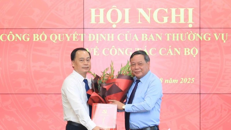 Đồng chí Nguyễn Mạnh Quân được bổ nhiệm làm Phó Chánh Văn phòng Thành ủy Hà Nội