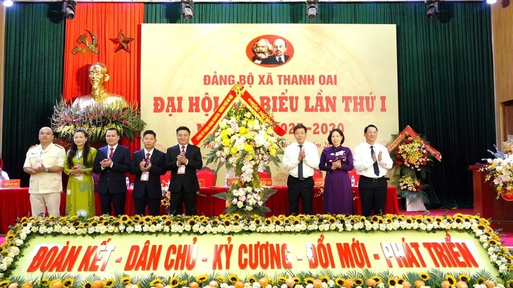 Phấn đấu đưa Thanh Oai trở thành xã đô thị xanh, sinh thái, nông thôn hiện đại  ​