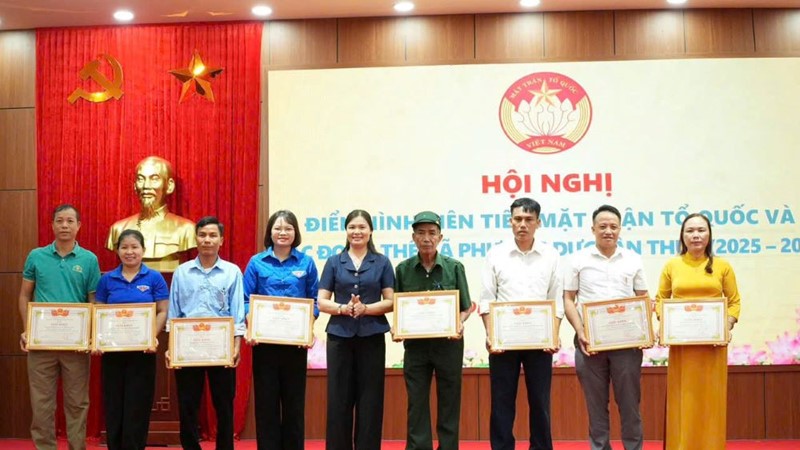 Xã Phượng Dực tổ chức Hội nghị Điển hình tiên tiến MTTQ và các tổ chức Chính trị - Xã hội lần thứ nhất