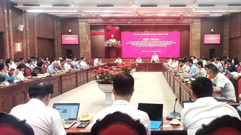  Hội thảo xây dựng Nghị quyết của HĐND về phát triển khoa học, công nghệ gắn với thi hành Luật Thủ đô và Nghị quyết 57