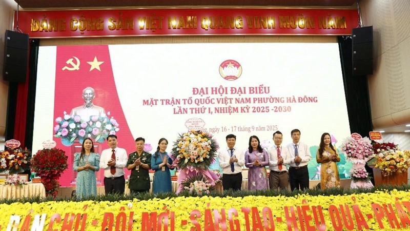 MTTQ Việt Nam phường Hà Đông khơi dậy các phong trào thi đua yêu nước, hoạt động tình nghĩa, phát huy khối đại đoàn kết 