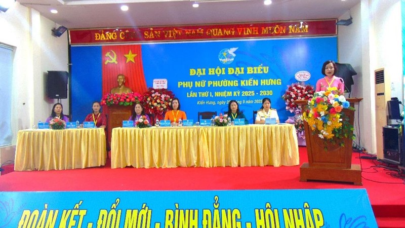 Hội LHPN phường Kiến Hưng đổi mới nội dung và phương thức hoạt động với tiêu chí ở đâu có phụ nữ, ở đó có hoạt động Hội