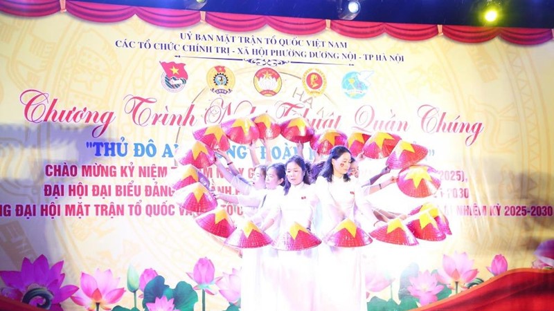 Phường Dương Nội tổ chức liên hoan nghệ thuật “Thủ đô anh hùng – Đoàn kết phát triển”