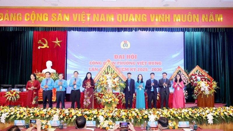 Đại hội điểm Công đoàn phường Việt Hưng lần thứ I, nhiệm kỳ 2025-2030 thành công tốt đẹp