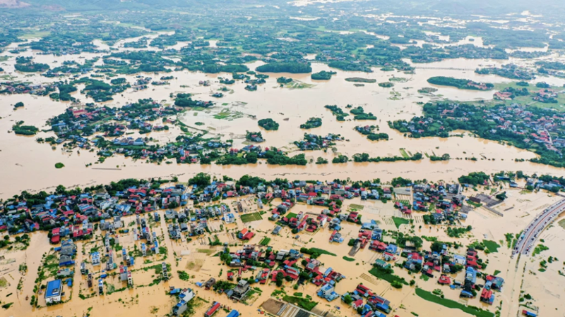 Hà Nội hỗ trợ 2 tỉnh Thái Nguyên và Bắc Ninh do ảnh hưỡng bão lũ 15 tỷ đồng
