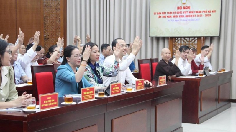 Ủy ban MTTQ Việt Nam TP Hà Nội khóa XVIII dự kiến có 126 Ủy viên, giảm 19 vị so với nhiệm kỳ 2024-2029