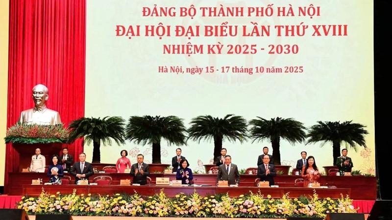 Đại hội đại biểu Đảng bộ thành phố Hà Nội lần thứ XVIII: Danh sách Đoàn Chủ tịch, Đoàn Thư ký và Ban Thẩm tra tư cách đại biểu