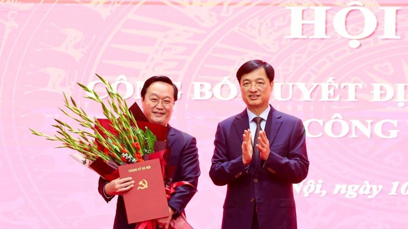 Bí thư Tỉnh ủy Nghệ An Nguyễn Đức Trung giữ chức Phó Bí thư Thành ủy Hà Nội