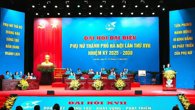 Khai mạc trọng thể đại hội điểm Đại hội Đại biểu Phụ nữ thành phố Hà Nội lần thứ XVII, nhiệm kỳ 2025-2030