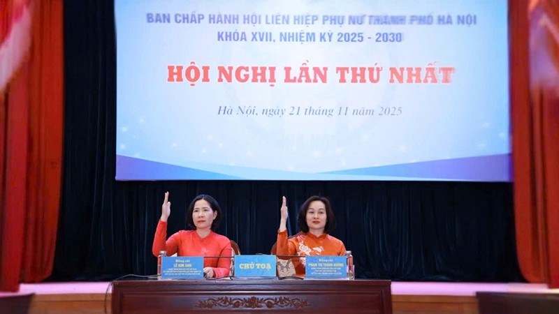 Danh sách các đồng chí được bầu vào Ban Chấp hành, Ban Thường vụ Hội LHPN Thành phố Hà Nội khóa XVII