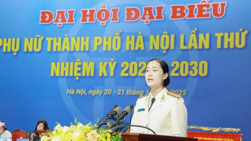 Phụ nữ Công an Thủ đô nguyện nỗ lực cống hiến, góp phần xây dựng Thủ đô an toàn, nhân ái, văn minh, hiện đại