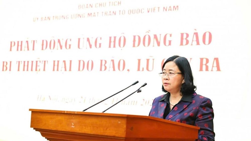 Chủ tịch Ủy ban Trung ương MTTQ Việt Nam: Hãy phát huy truyền thống nhân ái, cùng sẻ chia, hỗ trợ đồng bào vùng lũ vượt qua thời điểm khó khăn  ​