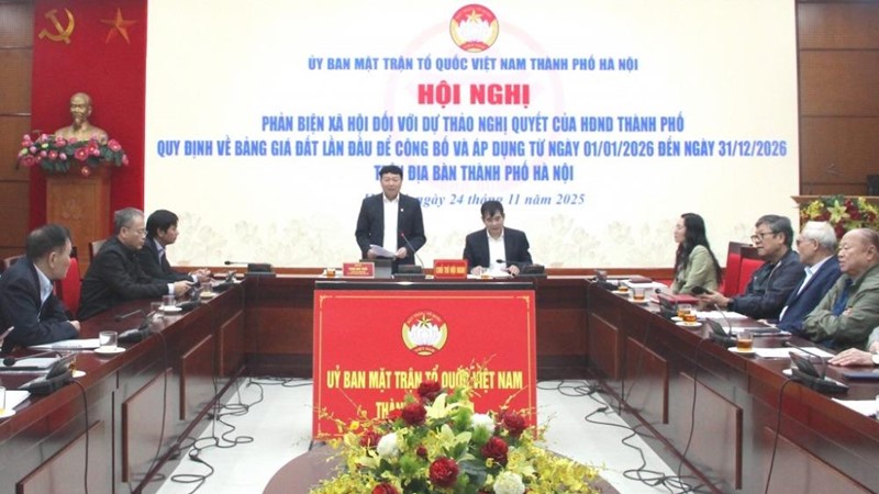 Dự thảo bảng giá đất Hà Nội năm 2026: Đảm bảo tính sát thực và tránh “cào bằng” giữa các khu vực