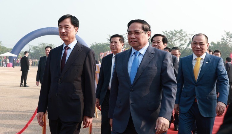 Thủ tướng Phạm Minh Chính dự khởi công dự án khu đô thị thể thao Olympic, Hà Nội  ​