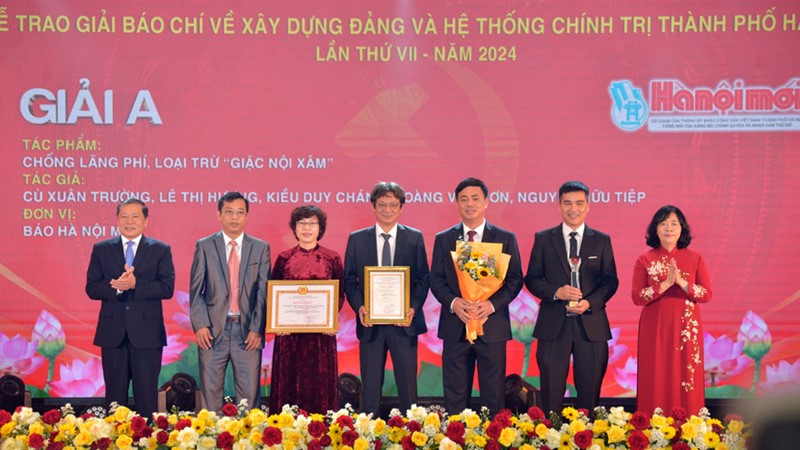 Dự kiến tháng 3/2026, trao Giải báo chí về xây dựng Đảng TP Hà Nội lần thứ VIII - năm 2025