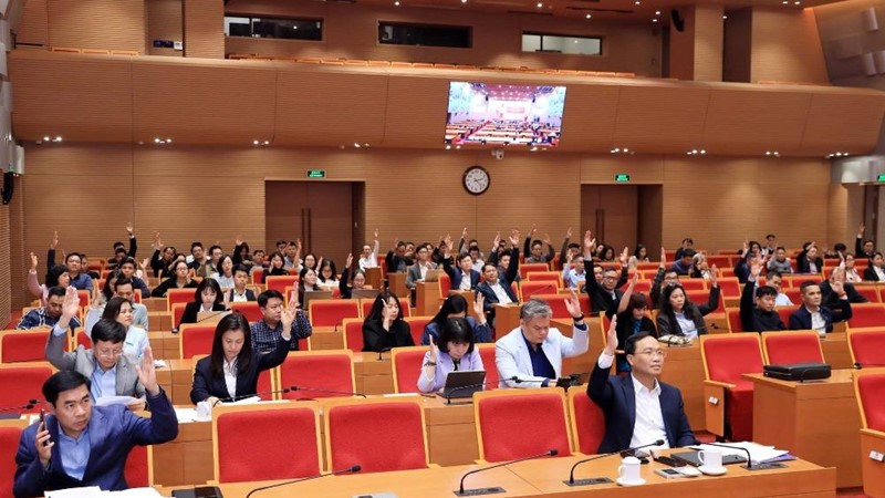 Giới thiệu các đồng chí Vũ Đại Thắng, Dương Đức Tuấn, Nguyễn Mạnh Quyền ứng cử đại biểu HĐND Thành phố