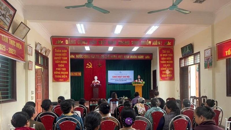 Hội LHPN xã Dân Hòa sinh hoạt chi hội điểm - lan tỏa vai trò phụ nữ trong cộng đồng