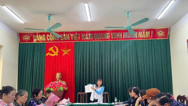 Hội LHPN xã Dân Hòa tổ chức Hội nghị tập huấn nghiệp vụ quản lý vốn vay ủy thác