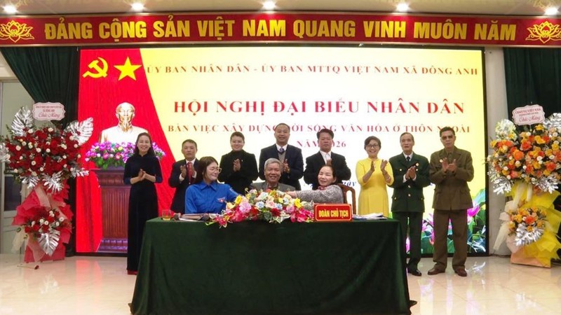 45 thôn, tổ dân phố xã Đông Anh triển khai “Tháng nghe dân nói”