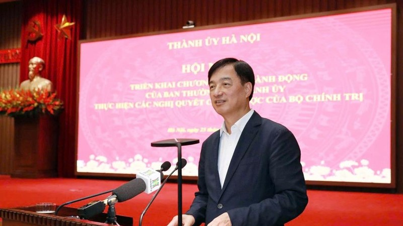 Ủy viên Bộ Chính trị, Bí thư Thành ủy Nguyễn Duy Ngọc: Hà Nội tiên phong, gương mẫu thực hiện hiệu quả các nghị quyết chiến lược của Bộ Chính trị